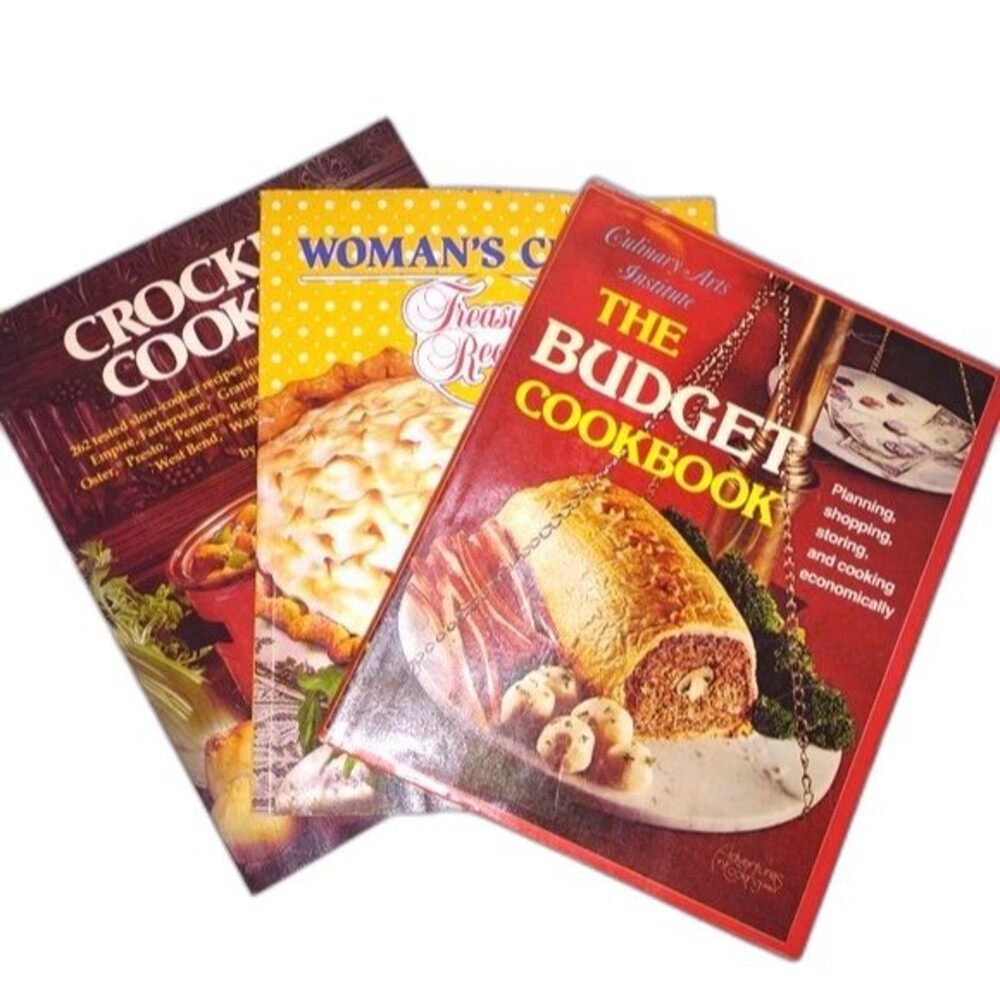 Vintage Cookbooks, Lot of 3,‎ 1976-1994